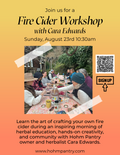 Herbal Crafting: Fire Cider Workshop with Cara Edwards